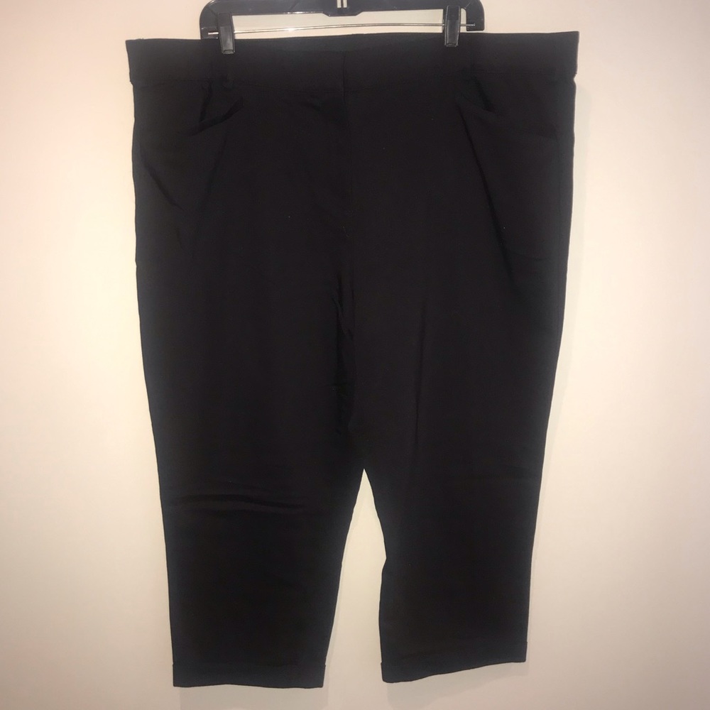 Lane Bryant Black Sophie Modernist Crop Pant 24